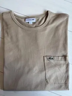 LACOSTE クラシックフィット Tシャツ US XL ベージュ