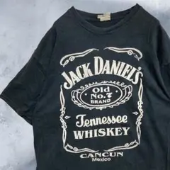 BGUL アドバタイジング Tシャツ 90s 黒 ジャックダニエル ウイスキー