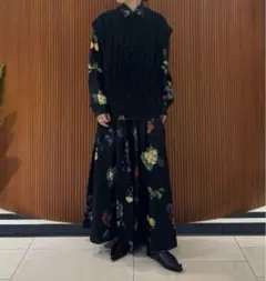【新品未使用】CABaN シルクツイル HARVEST レギュラーカラーシャツ
