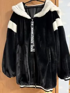 KMK キングリーマスクパープルバイカラー切替ファー ビッグパーカー アウター Amazon.co.jp: [ケーエムケー] (キングリーマスク)KINGLYMASK