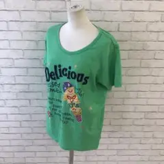 8.4 h576 ラフ 半袖Tシャツ 総柄 M