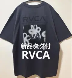 新品タグ付　RVCA ルーカ　両面ブランドロゴ　ヘビーウェイトTシャツ