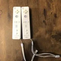 Wiiリモコン 2個セット Wiiコントローラー　任天堂【白】