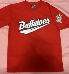 近鉄バファローズ　Tシャツ　赤　パフィ　オリックス　Sサイズ