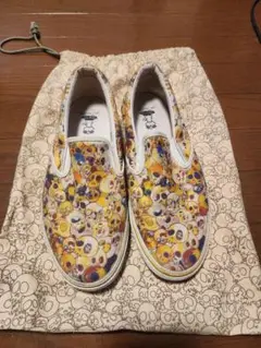 VANSスリッポン　村上隆　スカル