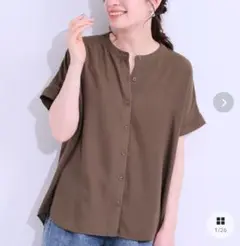 【いいね不要❌】シューラルー／バンドカラーシャツ
