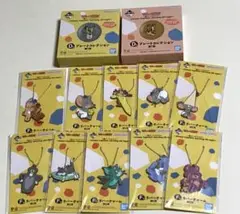トムとジェリー　一番くじ　ラバーチャームコンプ　プレートセット