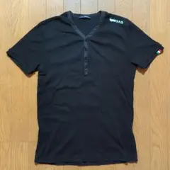 【美品】イタリア製 GAS Tシャツ ブラック　sizeS