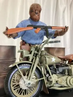 GI ジョー ハーレーダビッドソン ミリタリーバイク （中古品