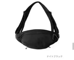 【着用1回のみ】ノルンマーニ ショルダーバッグ ヒップシート ブラック