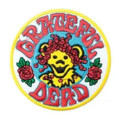 アイロンワッペン Grateful Dead デッドベア ミュージック