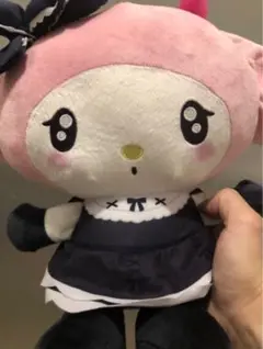 ピンクのメイド服ぬいぐるみ