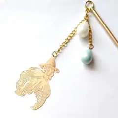 ビッグゴールド金魚のかんざし
