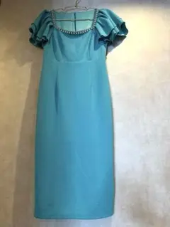 スクエアネック夏色ドレス❤️