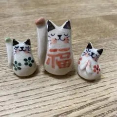 猫　置物
