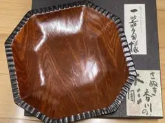 香川　木彫プレート　26センチ