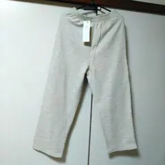 新品未使用・ルノンキュール　ツイード風ジャガードパンツ