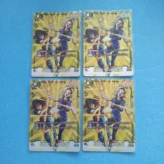 人造人間17号/人造人間18号 パラレル 4枚 FB01-078 SR ★