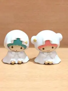 サンリオキャラクターズ おばけごっこフィギュア3　リトルツインスターズ　ペア