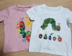 新品　絵本　はらぺこあおむし　Tシャツ　2枚セット　90