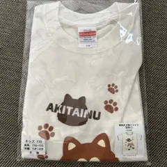 秋田犬 Tシャツ キッズ 110 開封のみ未使用