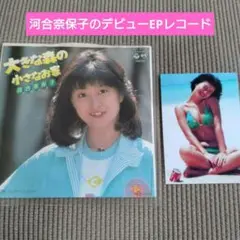 EPレコード 河合奈保子/大きな森の小さなお家+写真