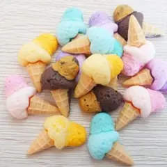 アイスクリーム　デコパーツ