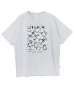 [美品] ANME フラワープリント Tシャツ グレー