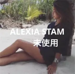 未使用 ALEXIA STAM コットンレースロンパース