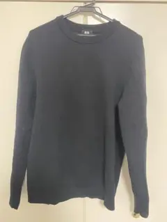 UNIQLO ブラック クルーネックセーター L