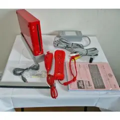 赤色 Wii 本体 付属品完備 スーパーマリオ２５周年仕様