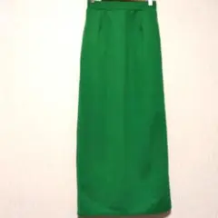 prose verse 鮮やか ビビッドカラー グリーン タイトロングスカート