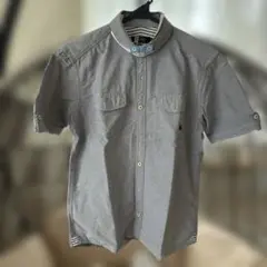 BURBERRY BLACK LABEL 半袖シャツ グレー
