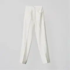 ZOE セーラーHigh waist trouser pants / white