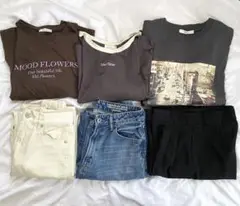 レディース服 まとめ売り 6点Tシャツ デニム 夏服