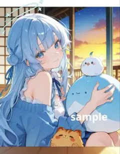 AIイラスト 美女 A4ポスター G51