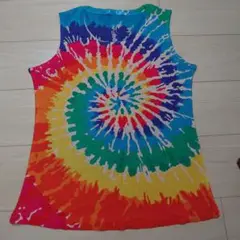 マルチカラー タイダイ タンクトップ