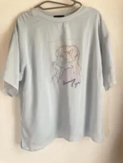 水色 Tシャツ Lサイズ