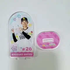 ソフトバンクホークス ピンクフルデー シナモロール 大津亮介 アクリルスタンド