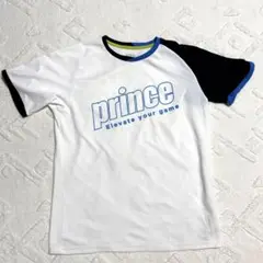 prince 半袖Tシャツ Lサイズ ホワイト/ブラック