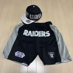 【セット売り】レイダース OG ハーフパンツ＋スナップバック キャップ