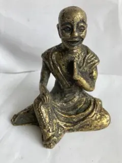 仏像置物,古銅製,時代物,骨董品,重330克。