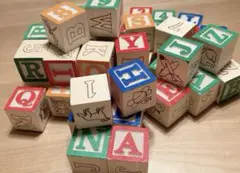 トイストーリー風　英数字　積み木
