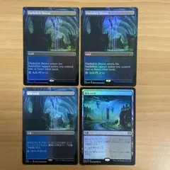 闇滑りの岸　4枚セット(3枚foil)
