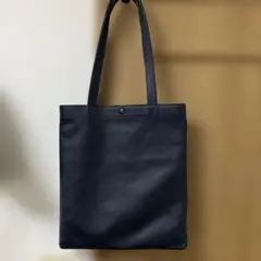 MURA トートバッグ メンズ 本革 A4縦長 ネイビー