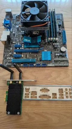 AMD SocketAM3マザーボード CPUメモリ無線LANカードつき