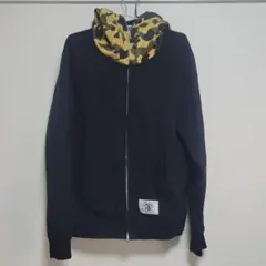 A BATHING APE イエローカモパーカーXL