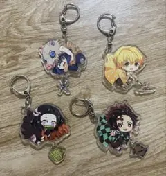 鬼滅の刃 アクリルキーホルダー 4個セット