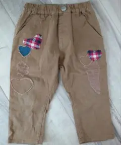 ブリーズ 女の子 パンツ サルエル風　シンプル カーゴ 100