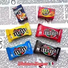 ニチュア マグネット m&m ケロッグ リッツ ♡ 6コセット メキシコ雑貨